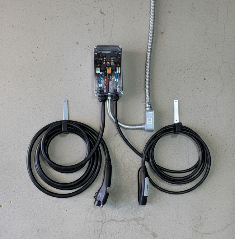 DUALLY installed on concrete wall